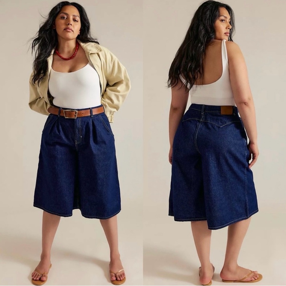 Free People CRVY Antonia Culotte Crop Size 30